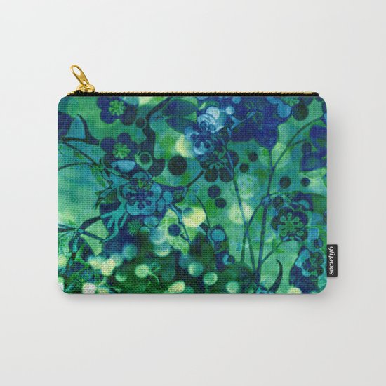 Bokeh floral Carry-All Pouch