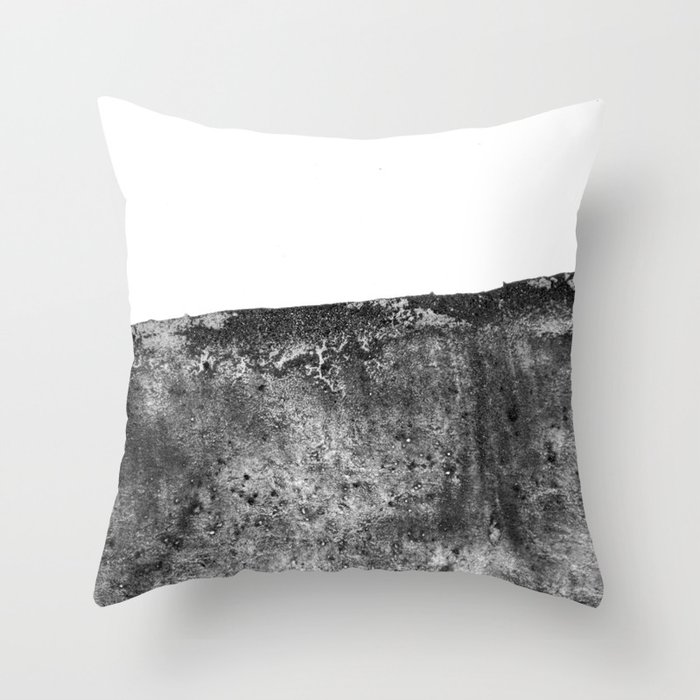 The Margaret / Charcoal + Water Throw Pillow