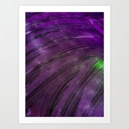 Purple Swipe Art Print
