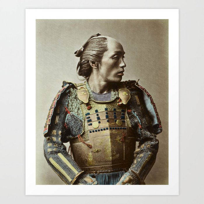 Kusakabe Kimbei - Samurai - Vintage Photo Art Print