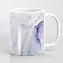 Lightbearer Watercolor Original Abstract Art Pastel Purple Lavender Teal White Coffee Mug