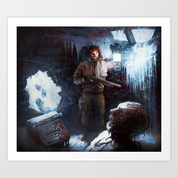 Thule Station Art Print