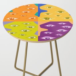 The crying eyes patchwork 3 Side Table