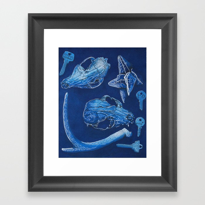 Key to the Answers Framed Art Print