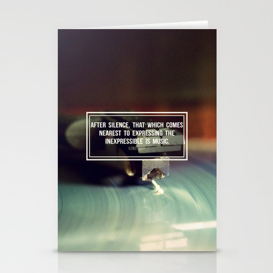 After Silence Stationery Cards