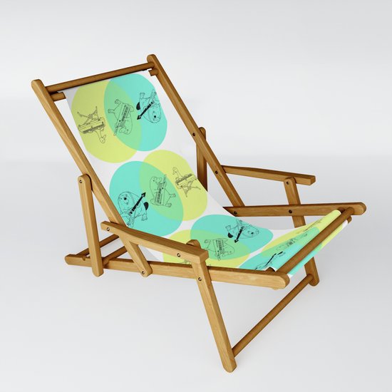 Keytar Platypus Venn Diagram Sling Chair By Jamesmichals Society6