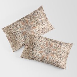 Silk Esfahan Persian Carpet Print Pillow Sham