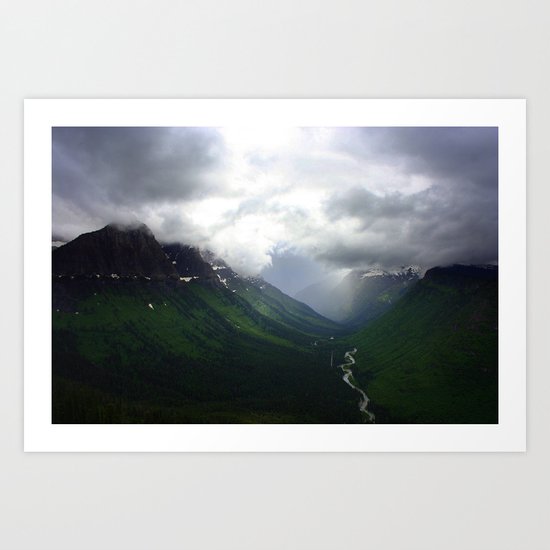 Mystic Mountains Art Print