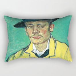Portrait of Armand Roulin (1903) by Vincent van Gogh Rectangular Pillow