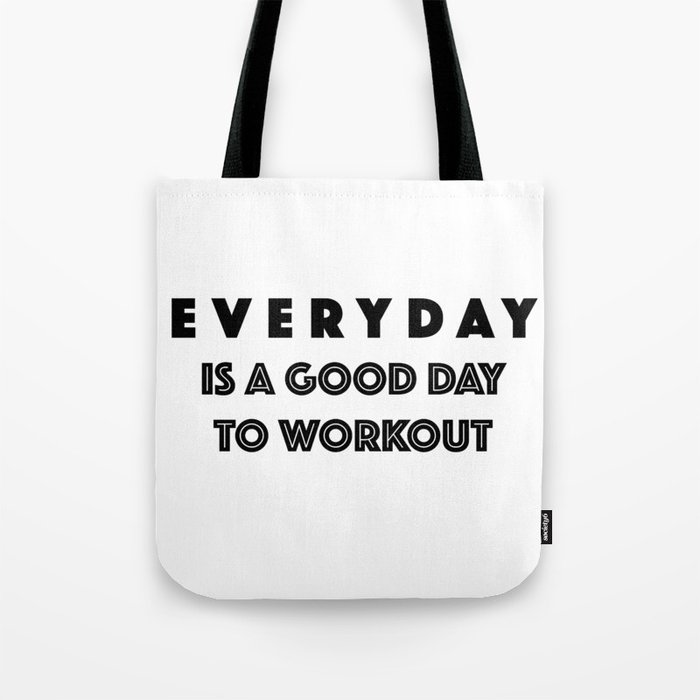 workout tote bag