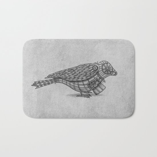 Clockwork Bird Bath Mat