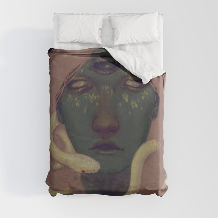 of witches and pets Duvet Cover