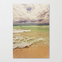 green sea Canvas Print