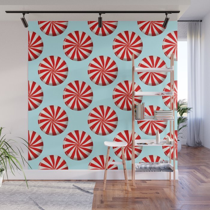 Peppermint candy Wall Mural