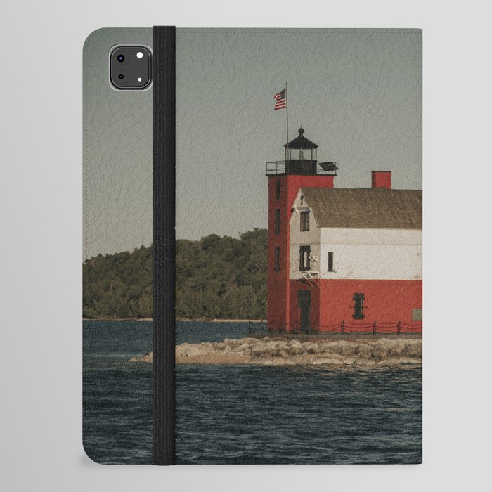 Round Island Lighthouse  iPad Folio Case
