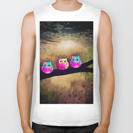 owl-1 Biker Tank