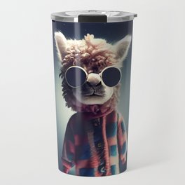 Alpaca loves pajamas Travel Mug