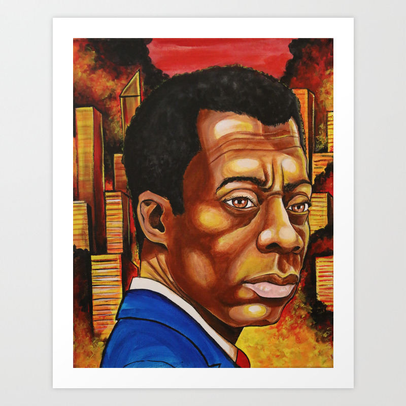 James Baldwin The Fire Next Time Art Print By Aaronmaybin Society6