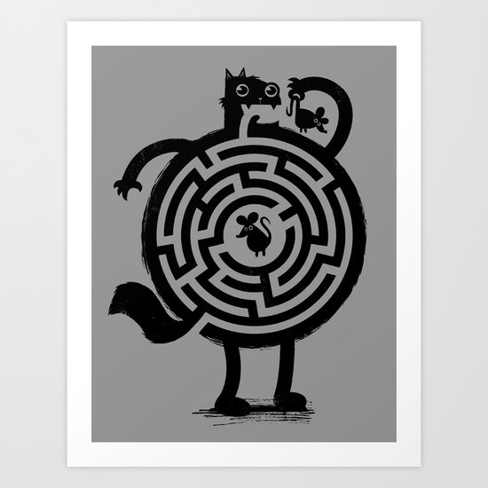Amazin' Cat Art Print