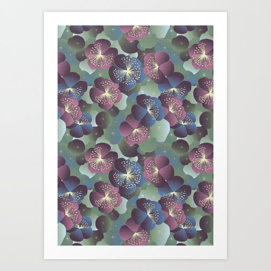 Dreamy Nasturtia Art Print