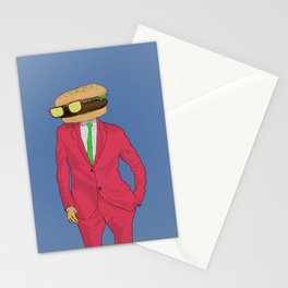 Burger Mr. Stationery Cards