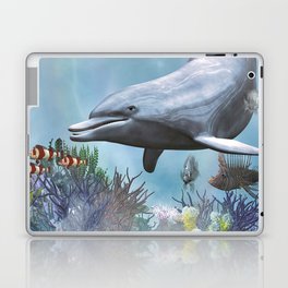 Dolphins Seascape Laptop Skin