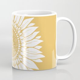 Yellow Sunflower Drawing Mug