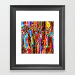 Interference Psychedelia Framed Art Print