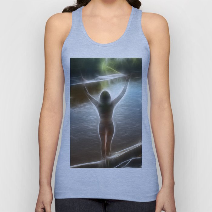 0885f-JAS Feminine Energy Flow By The River Tank Top