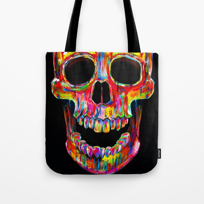 Chromatic Skull Tote Bag