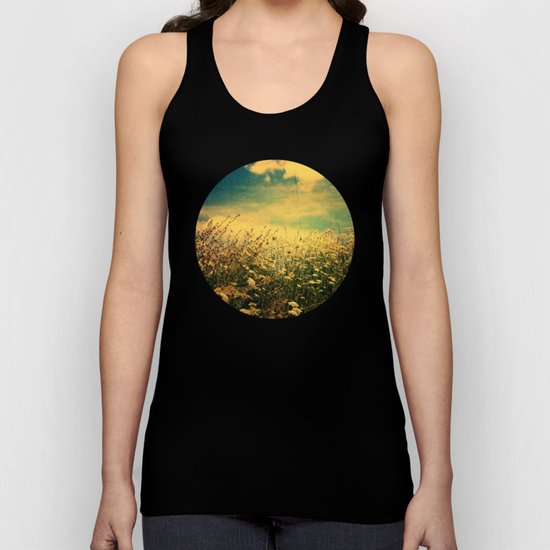 Counting Flowers Like Stars - Color Version Unisex Tank Top
