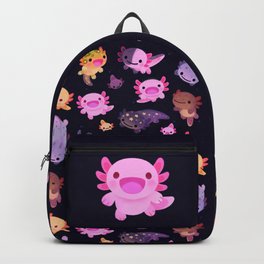 Happy axolotl - dark Backpack