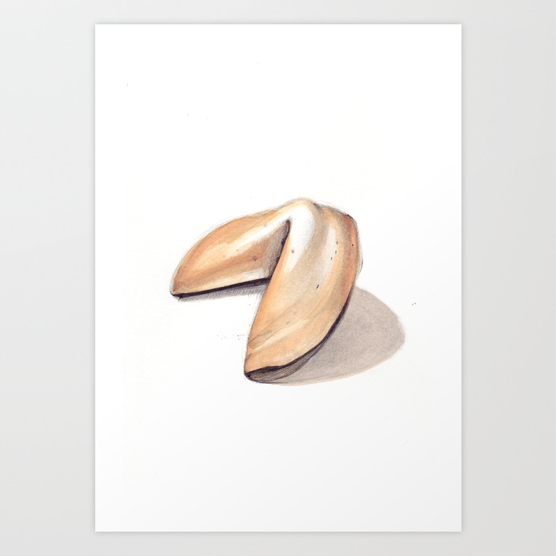Fortune Cookie Art Print By Staceysherman Society6 Sometimes, you'll get a cookie that's stale, soggy and obviously past its expiration date. society6