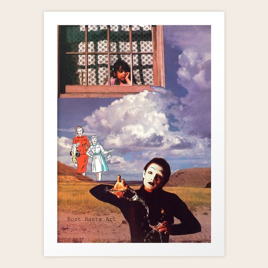 Mime Art Print