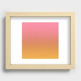 Pink Ombre Recessed Framed Print