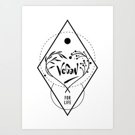 vegan Art Print
