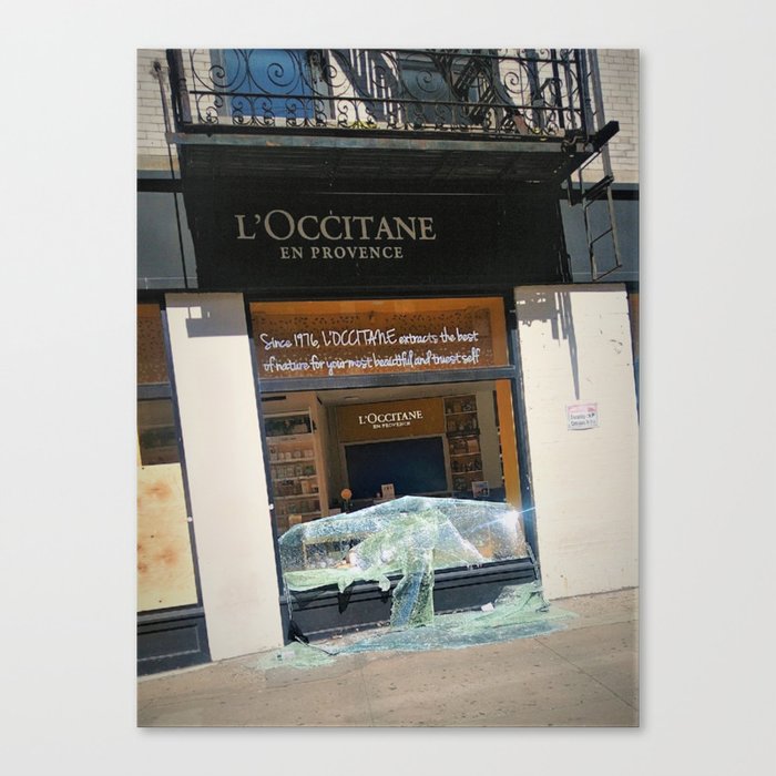 L’Occitane Shattered NYC photograph Canvas Print