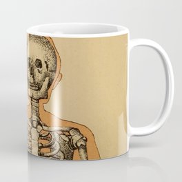 Vintage Human Skeleton Illustration (1887) Coffee Mug