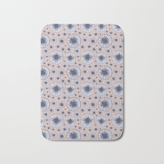 Candy Floral Pattern Bath Mat