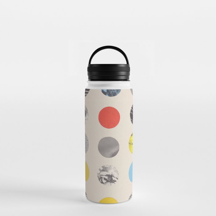 Paper Pattern / Circles Water Bottle