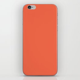 Firecracker Orange iPhone Skin
