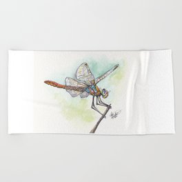 Dragonfly Beach Towel