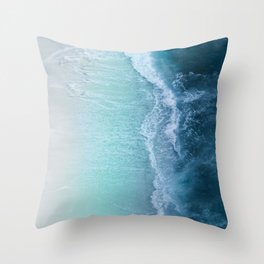Turquoise Sea Throw Pillow