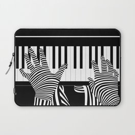 B&W Pianist Laptop Sleeve