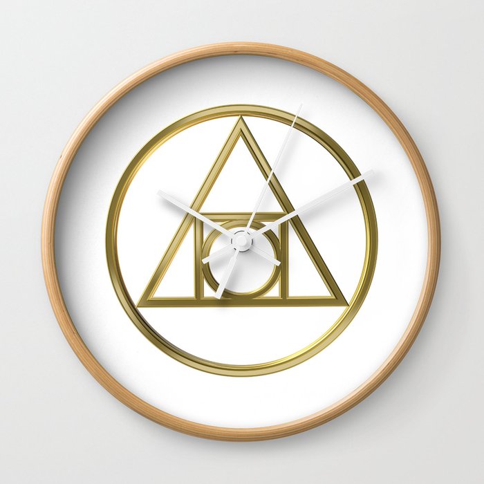 Alchemical symbol Wall Clock