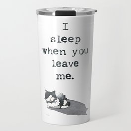 I Sleep When Travel Mug