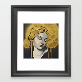 Golden God Framed Art Print