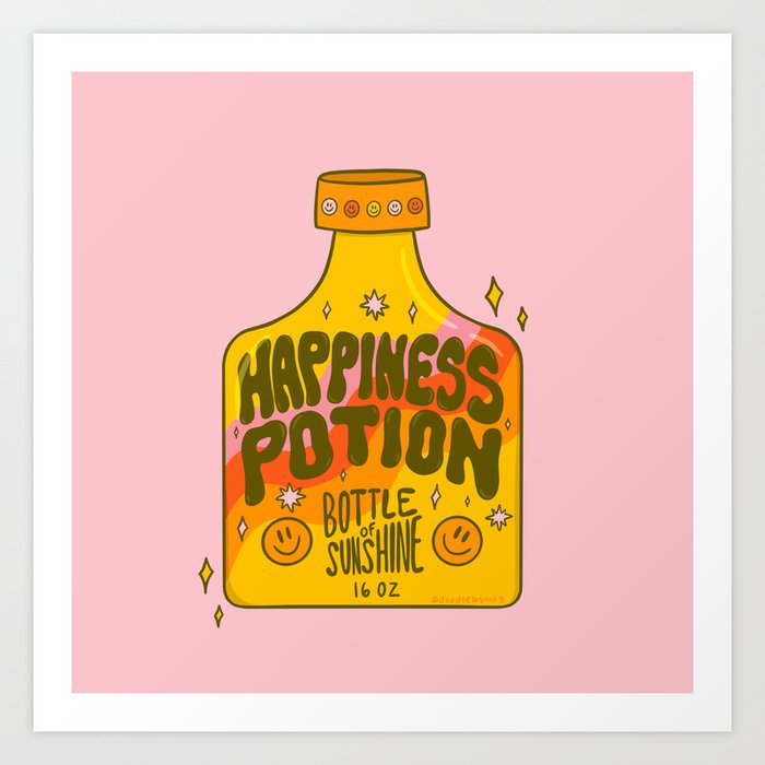 Happiness Potion Art Print