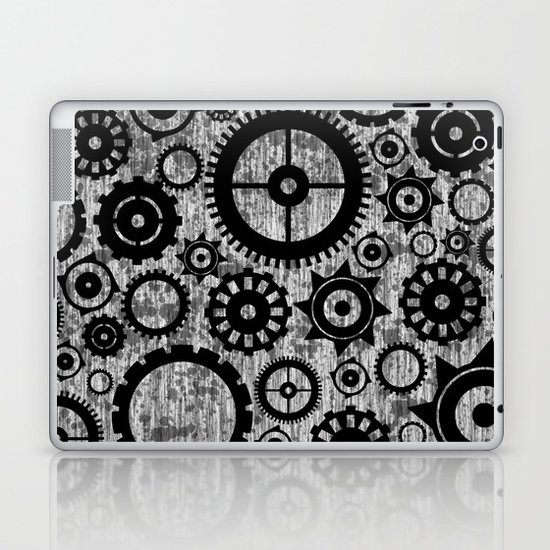 Grunge Cogs. Laptop & iPad Skin