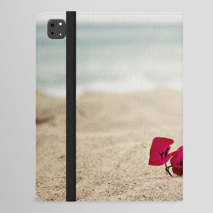 Beach Flowers iPad Folio Case